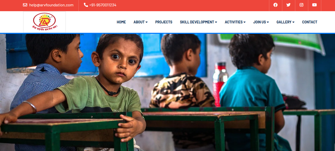 NGO Charity Dynamic Website