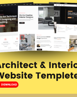 Responsive Architecture & Interior Html Website Templates